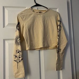 Crop top cream color